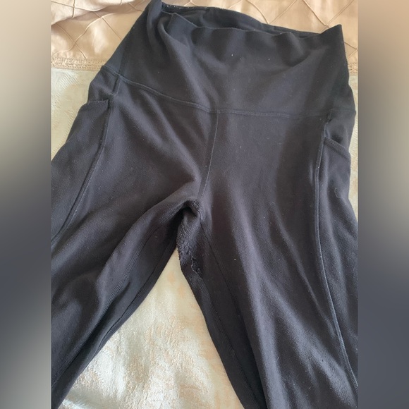 Black lululemon align leggings with pockets 28” - Picture 3 of 6